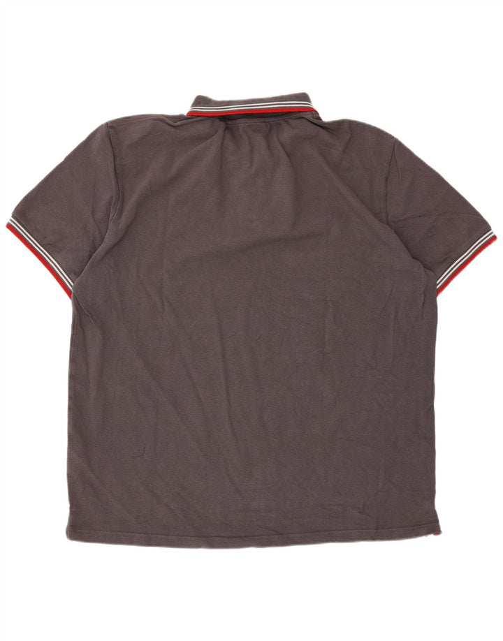 North Sails Herren-Poloshirt XL aus grauer Baumwolle