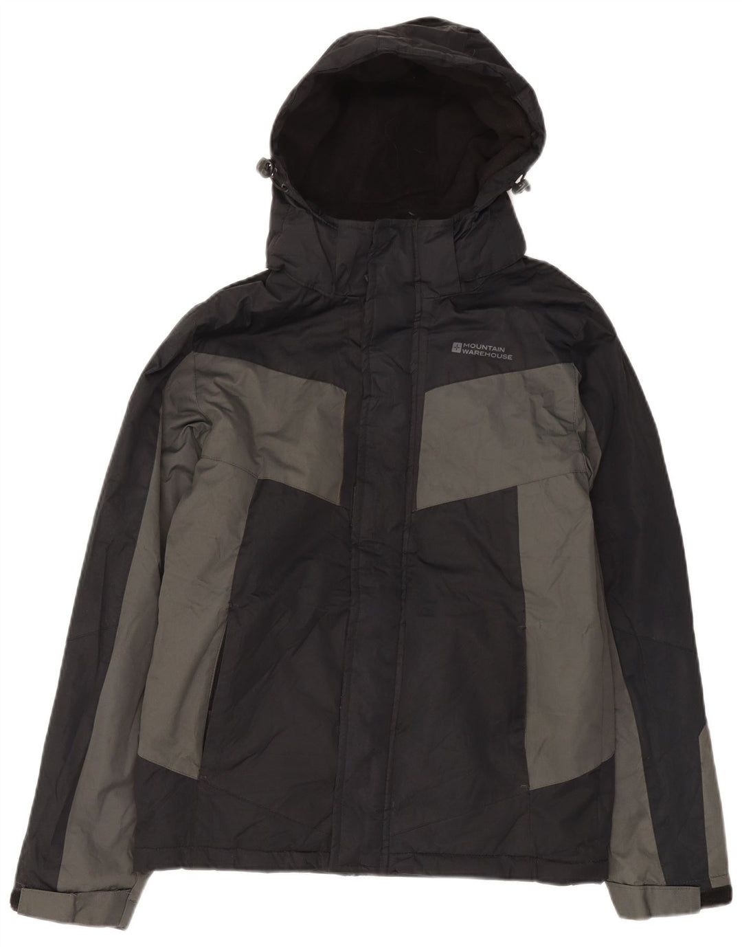 Mountain Warehouse Herren-Windbreaker-Jacke, UK 34, XS, Schwarz, Farbblock