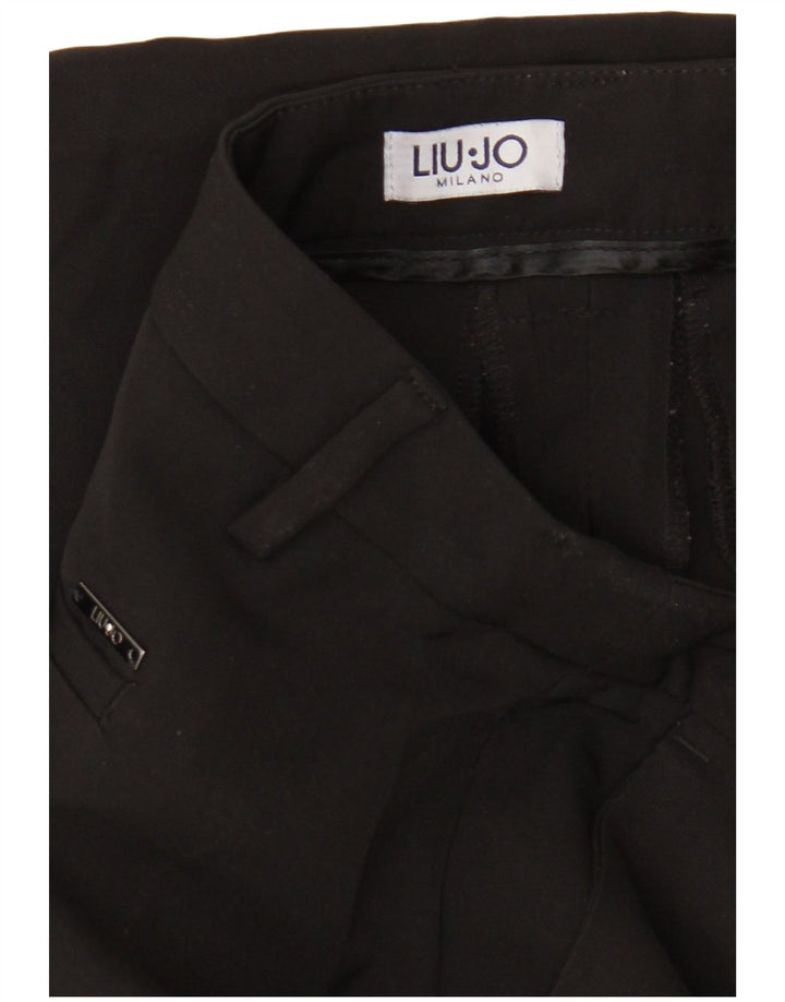 Liu Jo Damen Bootcut Freizeithose W32 L33 Schwarz