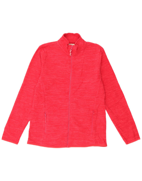 Mountain Warehouse Fleecejacke für Damen, UK 14, Größe L, Rosa, Polyester