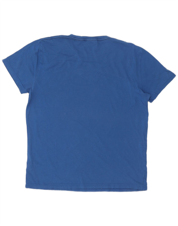 Gant Herren-T-Shirt mit Grafik, groß, aus blauer Baumwolle