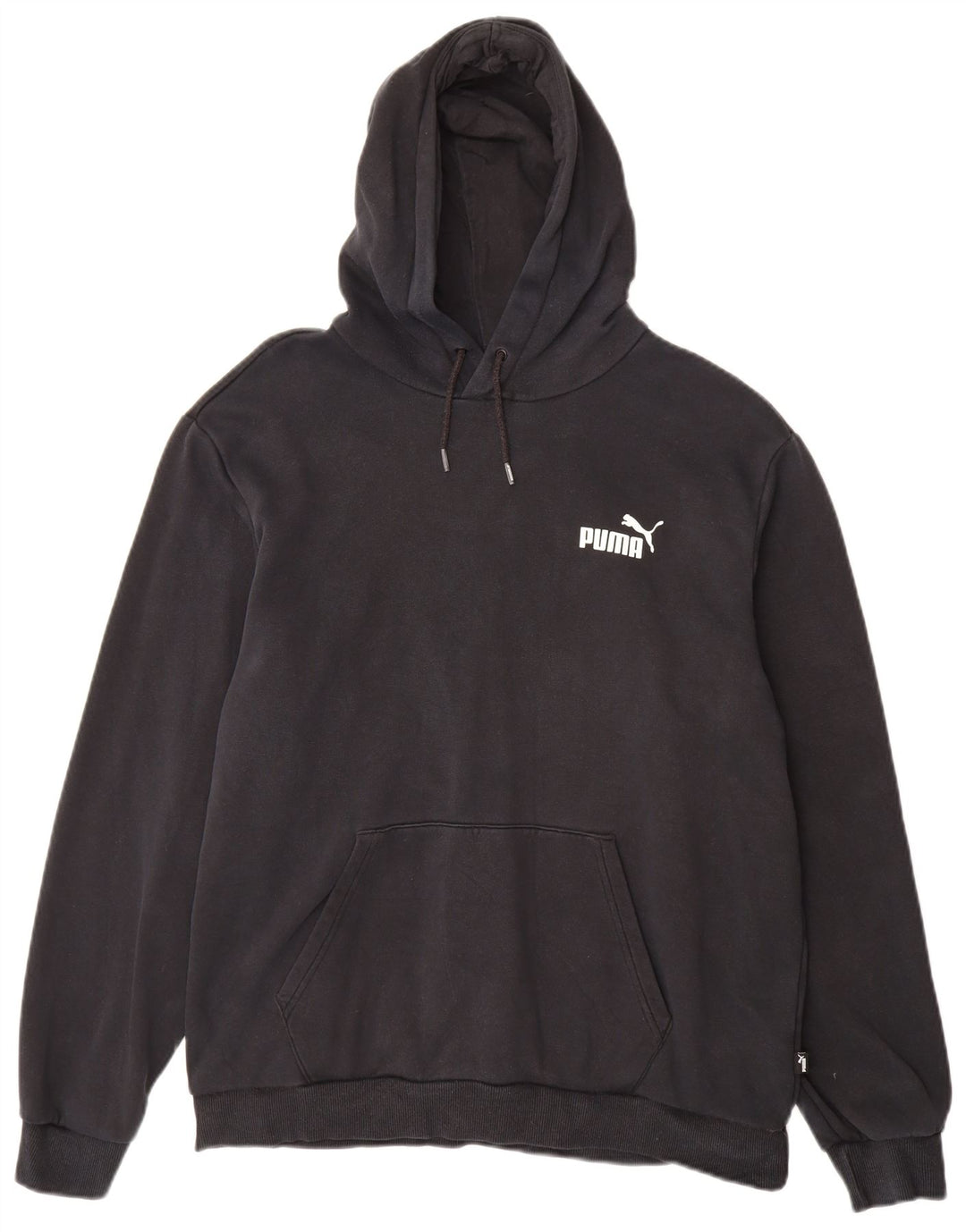 PUMA Herren Kapuzenpullover, groß, schwarze Baumwolle