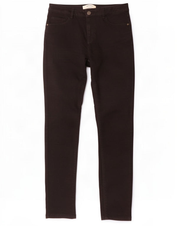 Fat Face Damen Jegging Skinny Jeans UK 12 Medium W30 L29 Schwarze Baumwolle