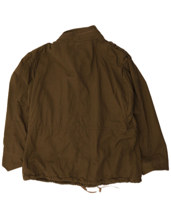Brandit Herren Militärjacke UK 48 4XL Khaki Baumwolle