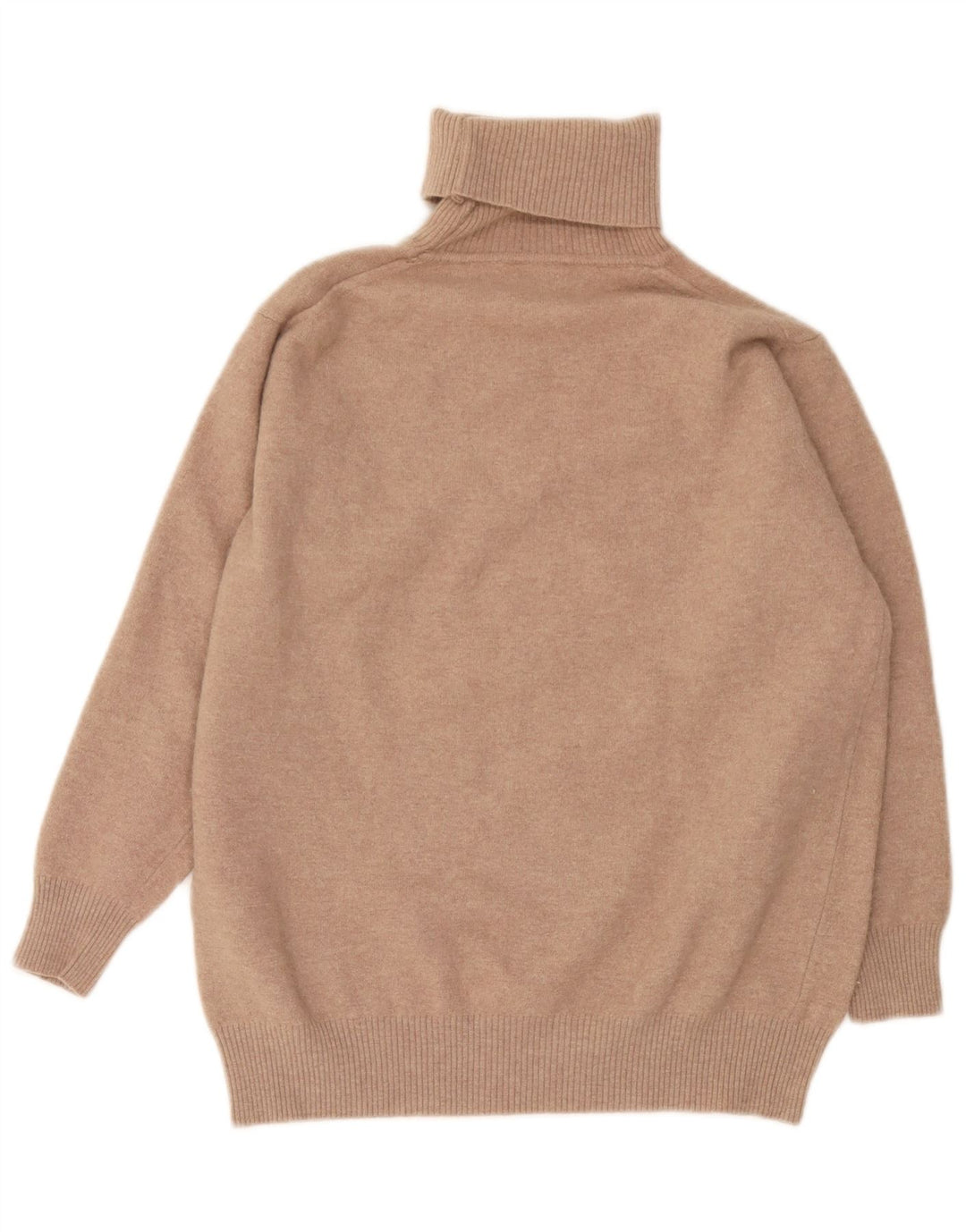 Max Mara Damen Weekend Rollkragenpullover Pullover UK 12 Mittelbeige