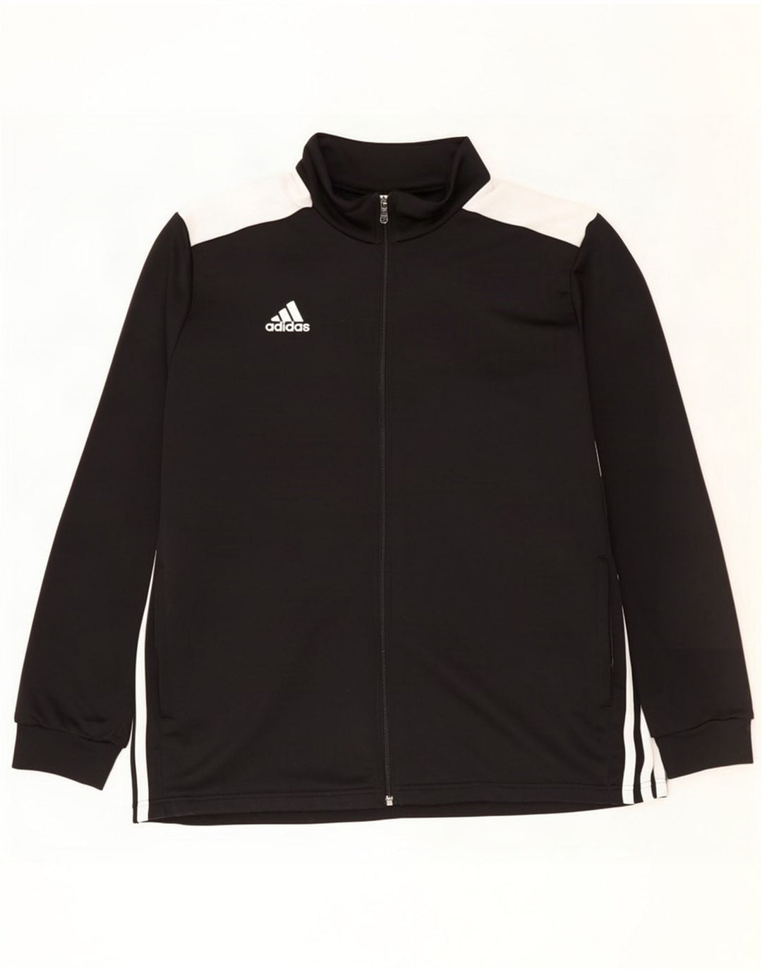 Adidas Herren Trainingsanzug Top Jacke 2XL Schwarz Colourblock Polyester