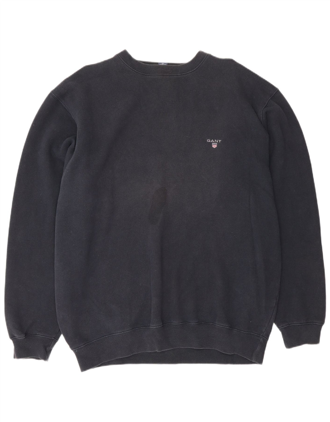 Gant Herren Sweatshirt Pullover XL Marineblau Baumwolle