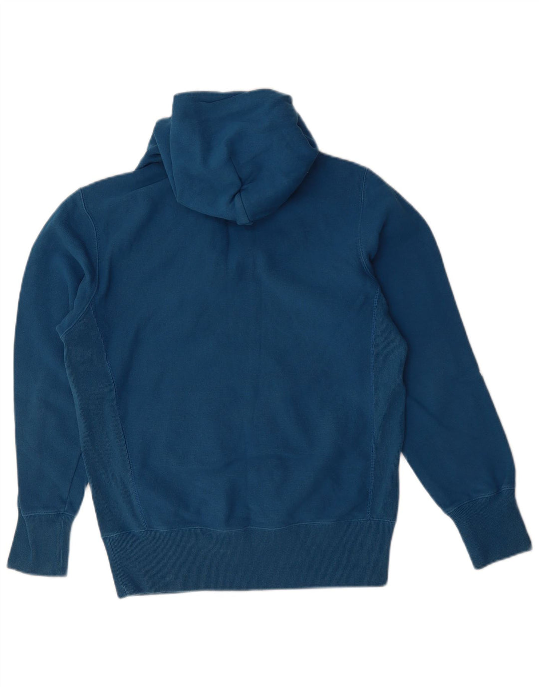 Champion Herren-Kapuzenpullover mit grafischem Reißverschluss und mittelblauer Baumwolle