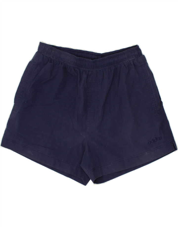 ADIDAS Mens Sport Shorts Large Navy Blue Polyester Vintage Adidas and Second-Hand Adidas from Messina Hembry 