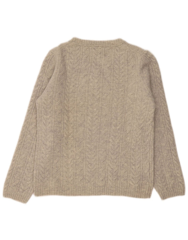 Tommy Hilfiger Damen-Pullover mit U-Boot-Ausschnitt, UK 18, XL, graue Wolle
