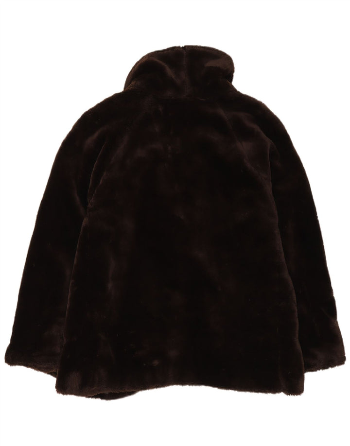 Pinko Damen Kunstfelljacke, Einheitsgröße, Braun