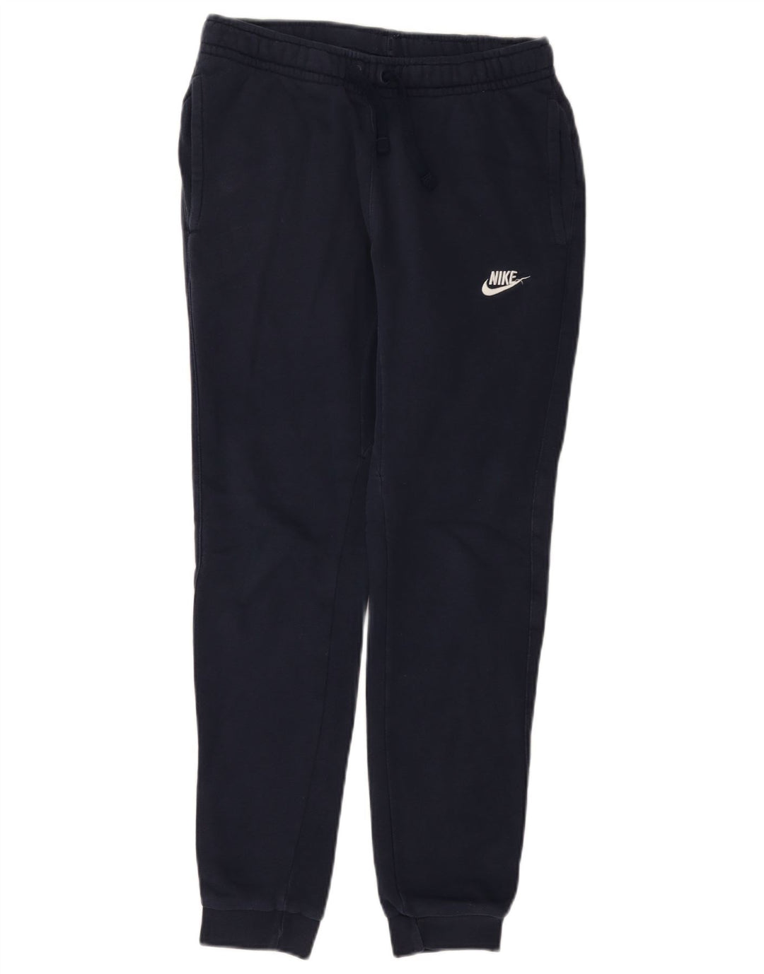 NIKE Mens Tracksuit Trousers Joggers Small  Navy Blue Cotton