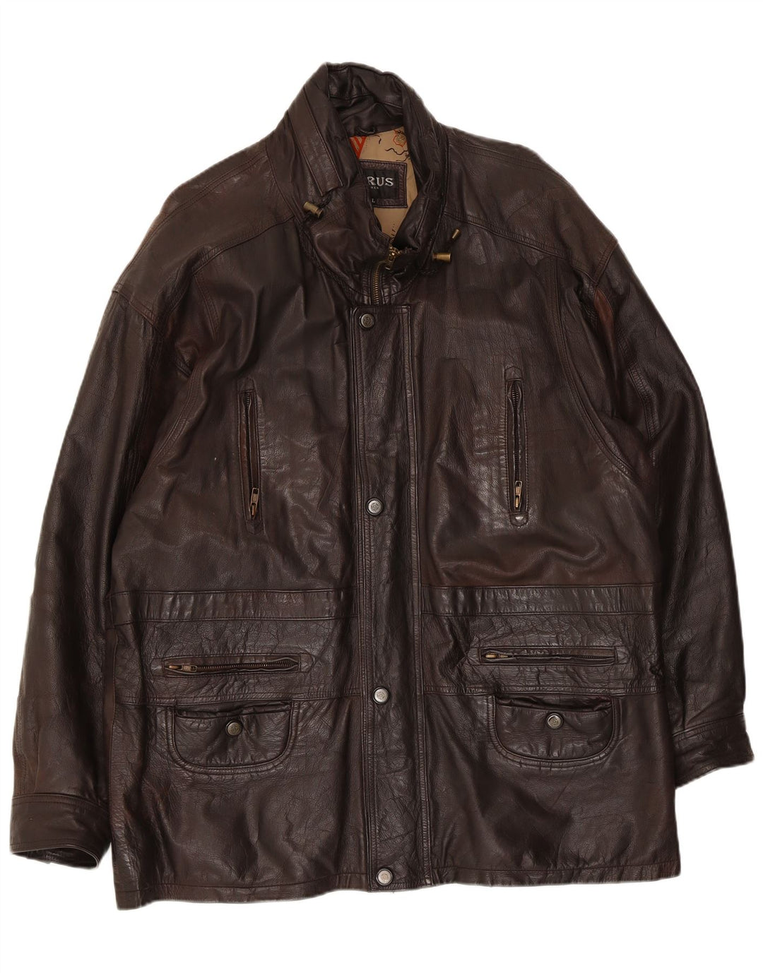 Torus Herren Lederjacke UK 42XL Braun