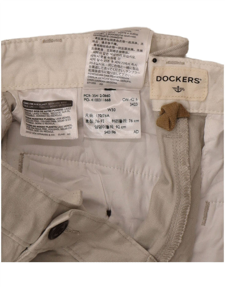 Dockers Herren Cargoshorts W30 Mittelbeige Baumwolle