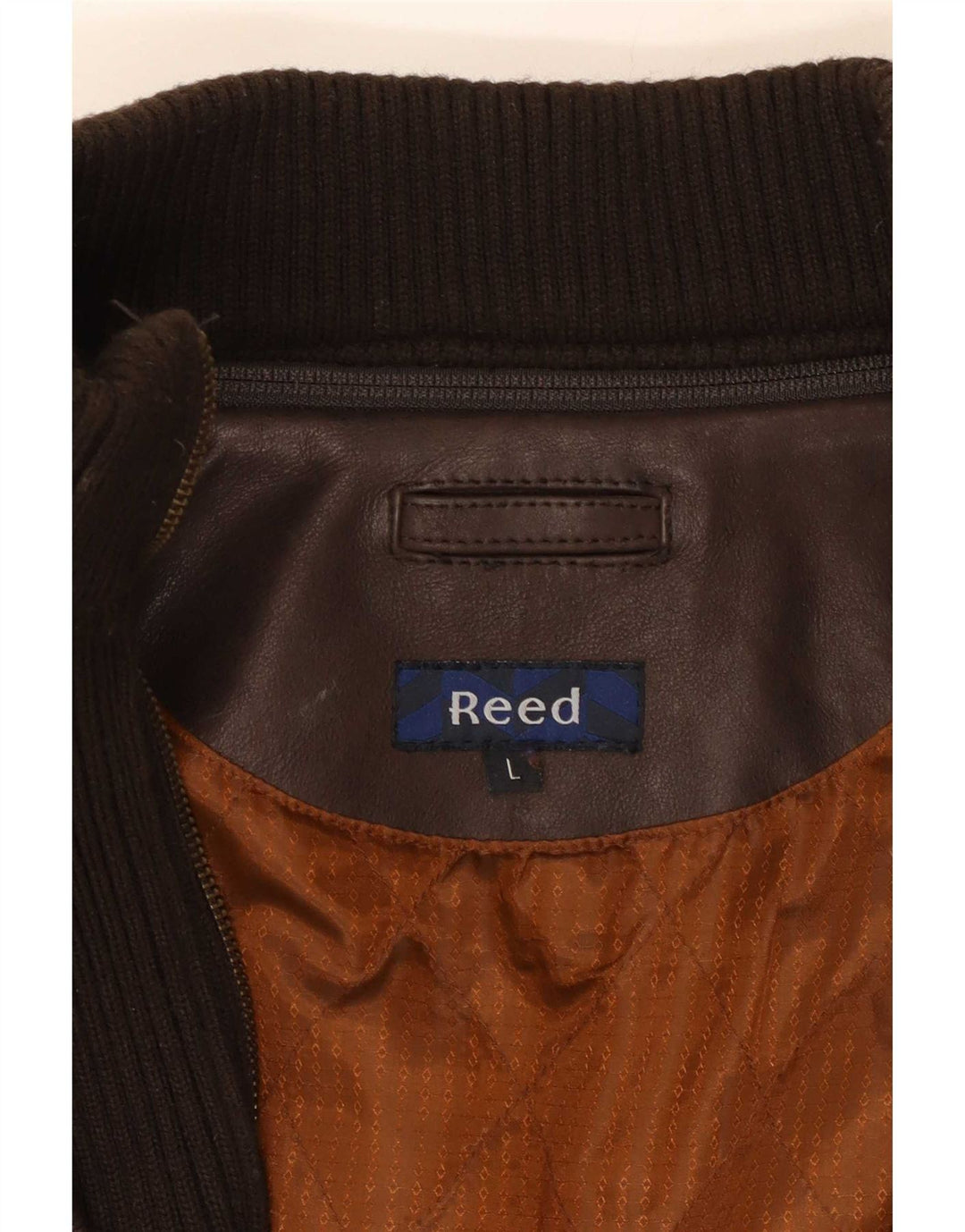 Reed Herren Lederjacke UK 40 Large Braun