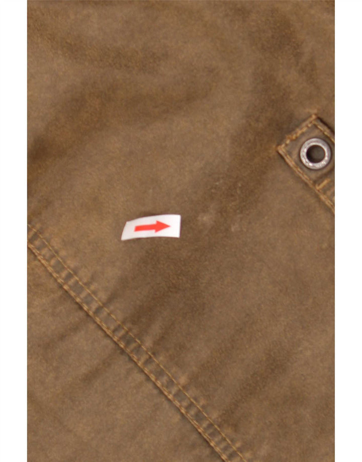 Camel Active Herren-Militärjacke IT 52 XL, braune Baumwolle