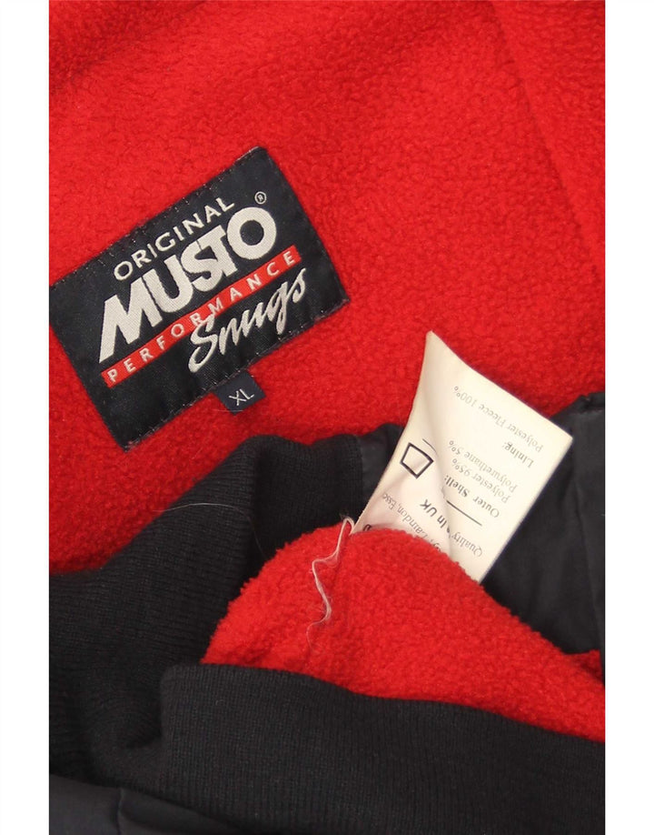 Musto Herren Bomberjacke UK 42 XL Marineblau Polyester
