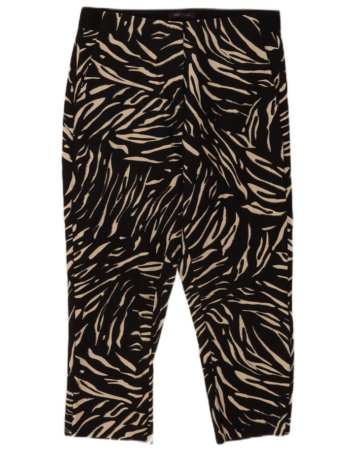 Marks & Spencer Damen Caprihose UK 12 Medium W30 L21 Schwarz