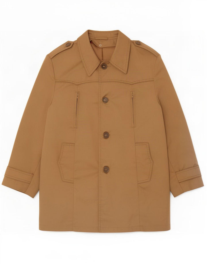 Vintage Herren Trenchcoat UK 40 Large Beige