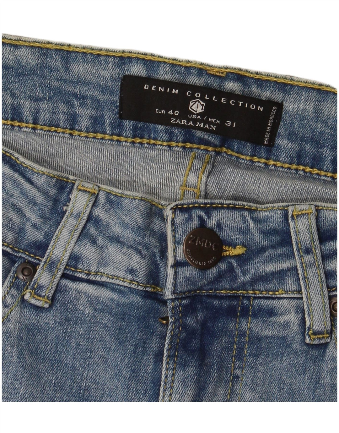 Zara Herren Skinny Jeans EU 40 Medium W31 L29 Blau