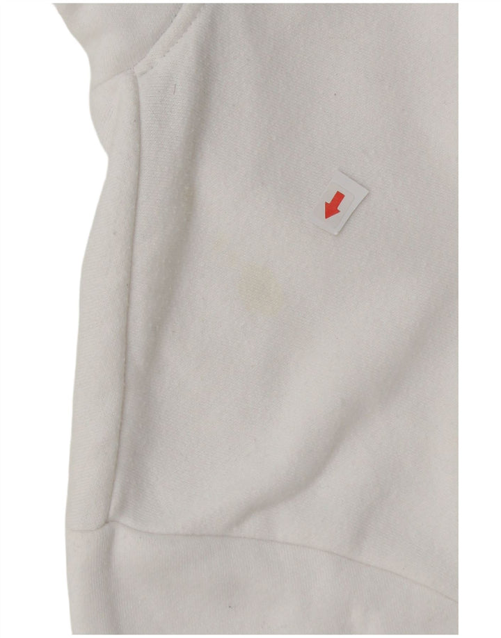 Sergio Tacchini Herren-Kapuzenpullover mit Grafik, mittelweiße Baumwolle