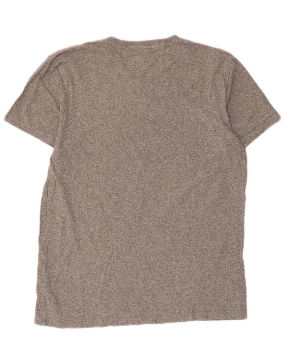 Lee Herren T-Shirt-Oberteil aus mittelgrau gesprenkelter Baumwolle