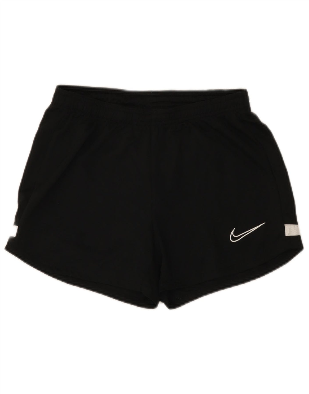 Nike Damen Sportshorts UK 8 Small Schwarz Colourblock Polyester