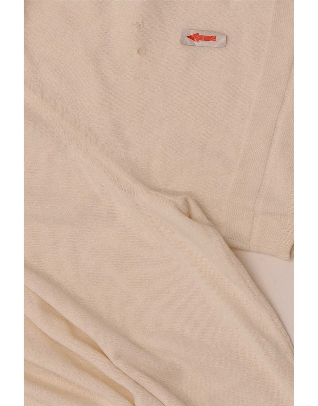 Cos Womens Regular T-Shirt Top UK 14 Mittelweiße Baumwolle