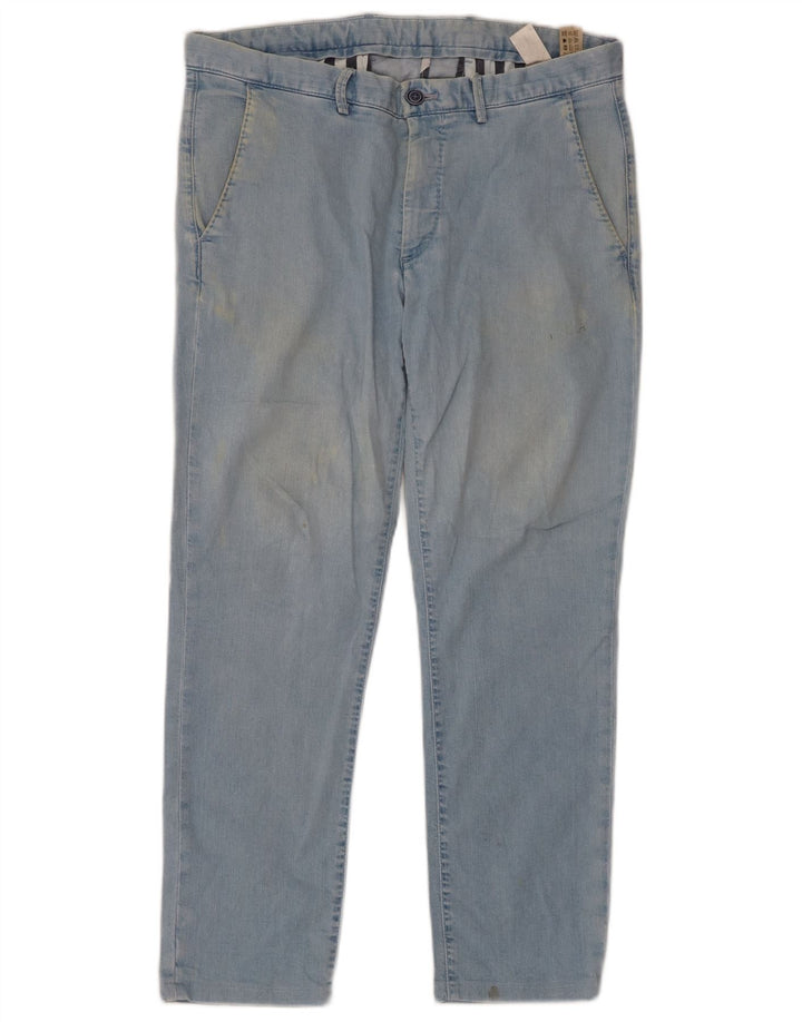 Massimo Dutti Herren Slim Jeans EU 40 Medium W31 L26 Blaue Baumwolle
