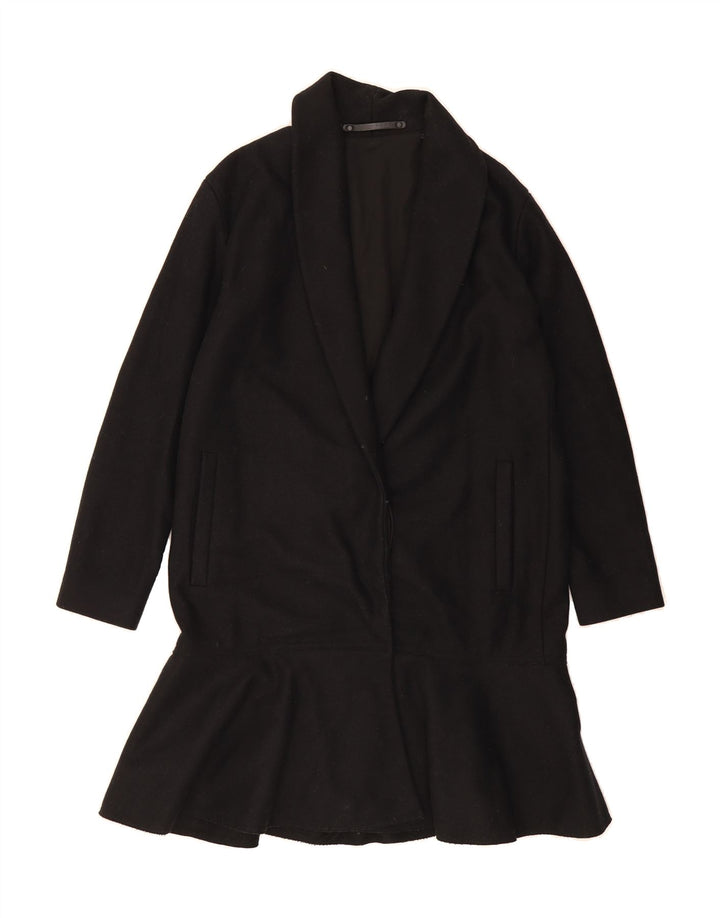 ALL SAINTS Womens Overcoat UK 10 Small Black Vintage All Saints and Second-Hand All Saints from Messina Hembry 