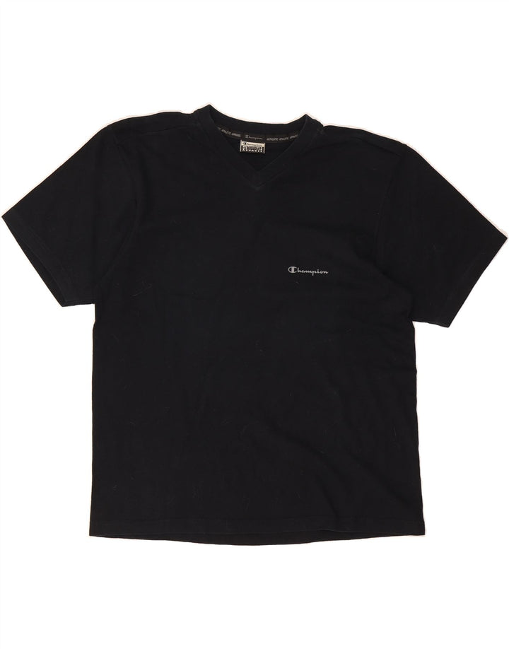 CHAMPION Mens T-Shirt Top Medium Navy Blue Vintage Champion and Second-Hand Champion from Messina Hembry 