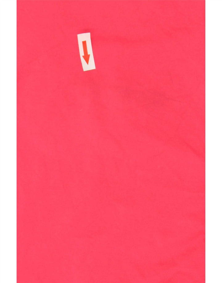 Adidas Damen Climacool T-Shirt Top UK 8 Small Rot Polyester