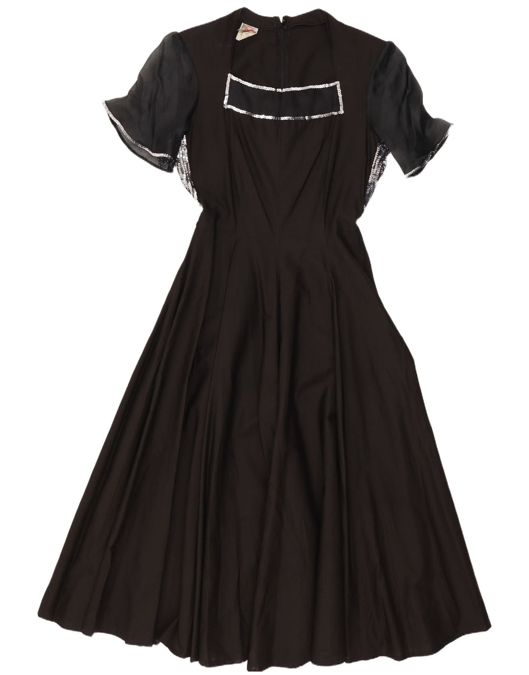 STEFANEL Damen Maxikleid UK 12 Mittelschwarze Baumwolle