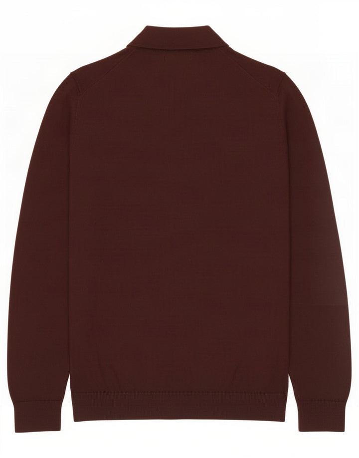 Zara Herren Strickjacke Medium Burgund