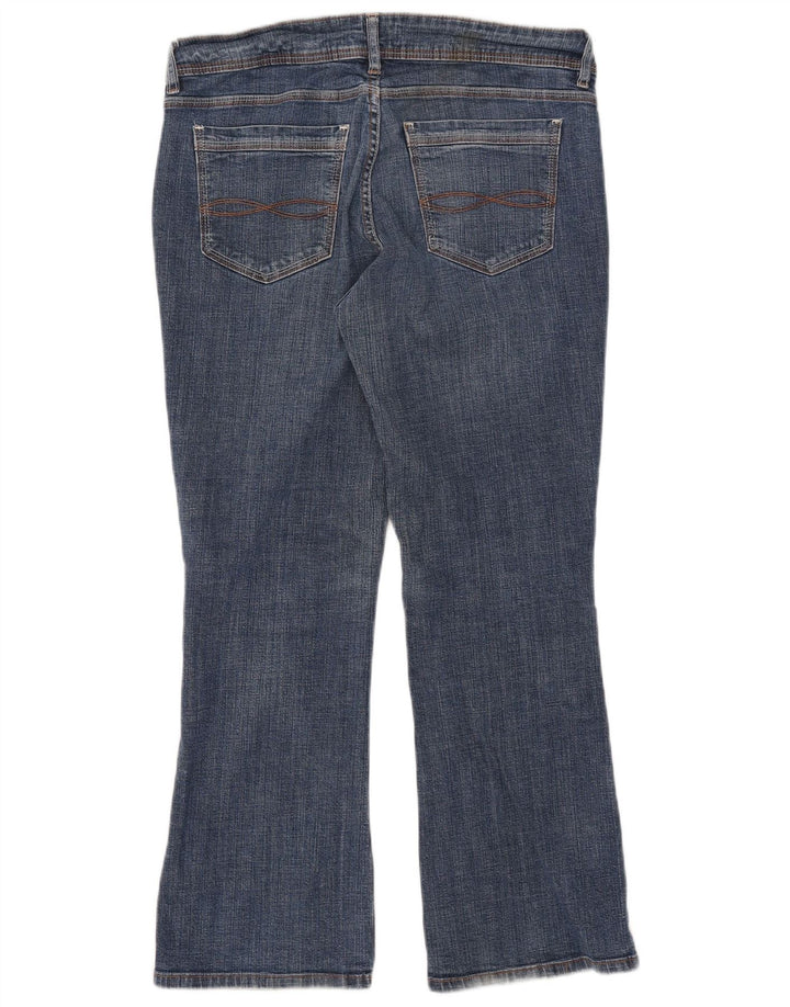 Lee Damen Riders Bootcut Jeans US 12 Large W33 L27 Blaue Baumwolle
