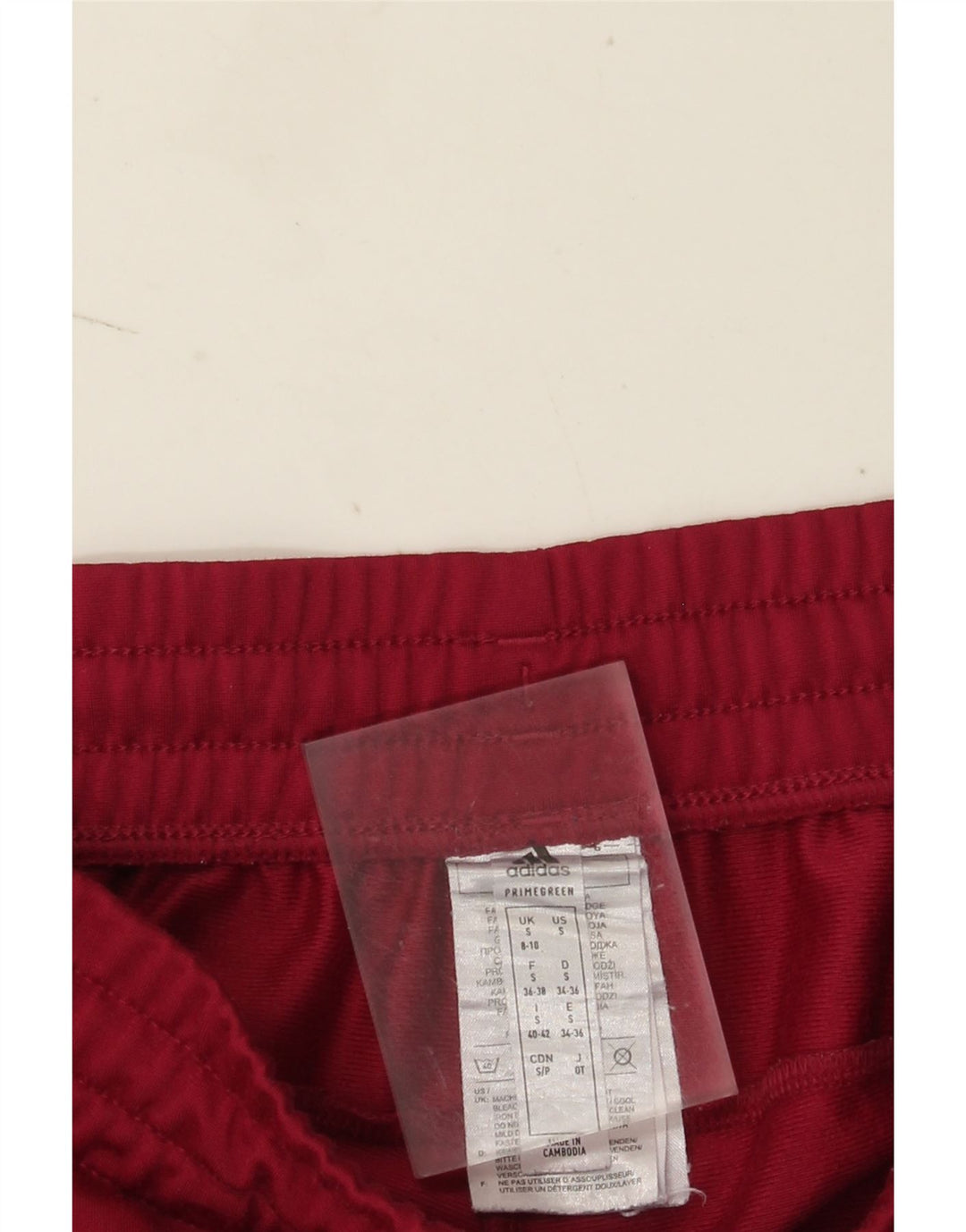 Adidas Damen Trainingshose UK 8/10 Small Maroon Polyester
