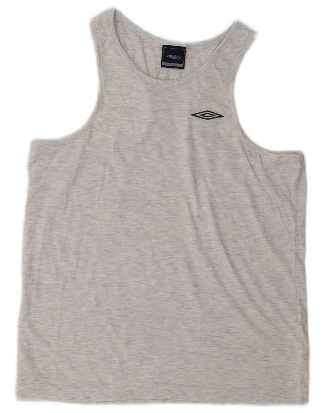 Umbro Herren-Trägershirt aus mittelgrau meliertem Polyester