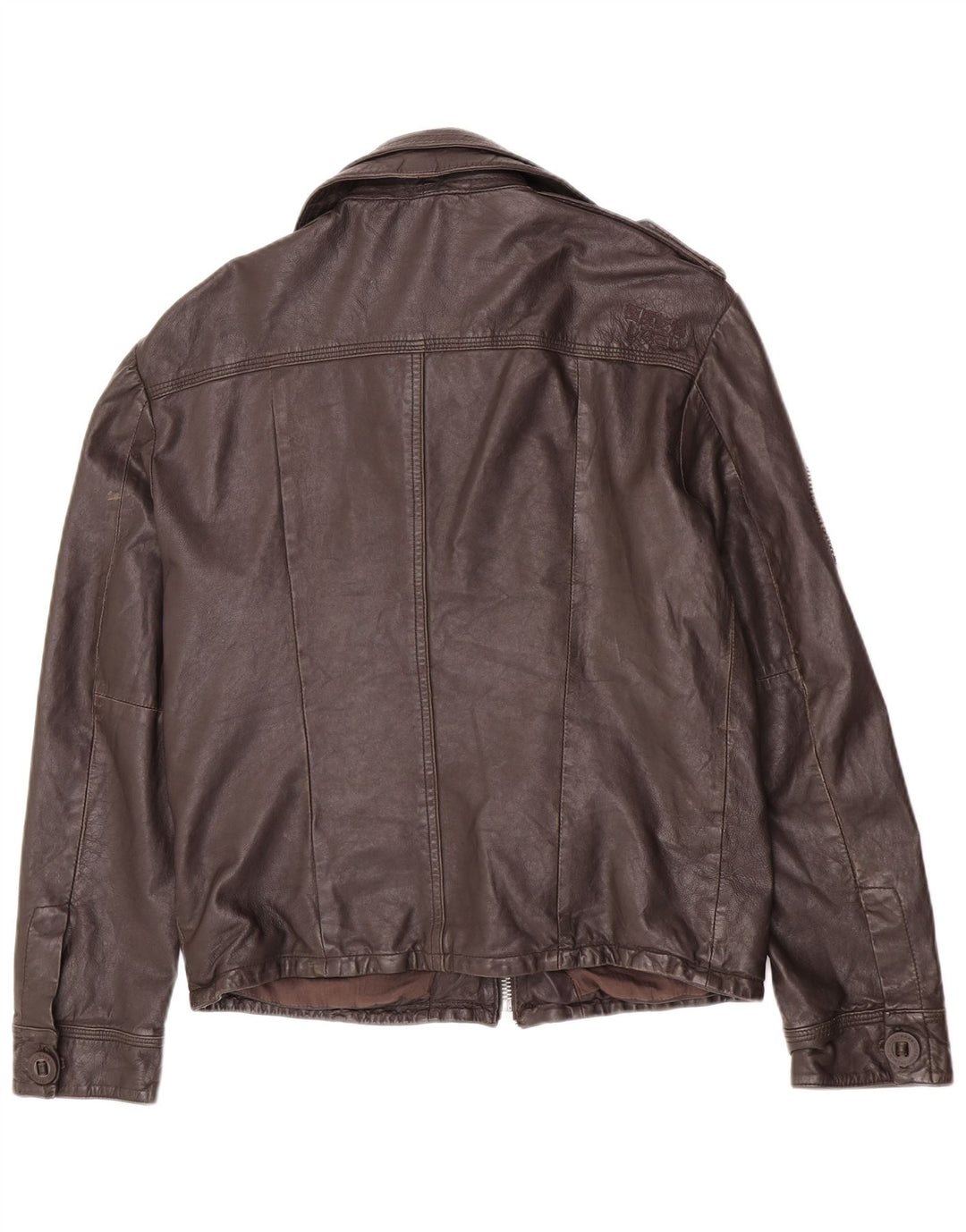Superdry Herren Militärlederjacke UK 42 XL Braun