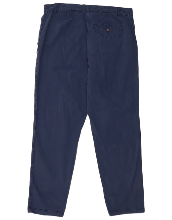 Marks & Spencer Slim Chino-Hose für Damen, UK 18, XL W36 L30, Marineblau