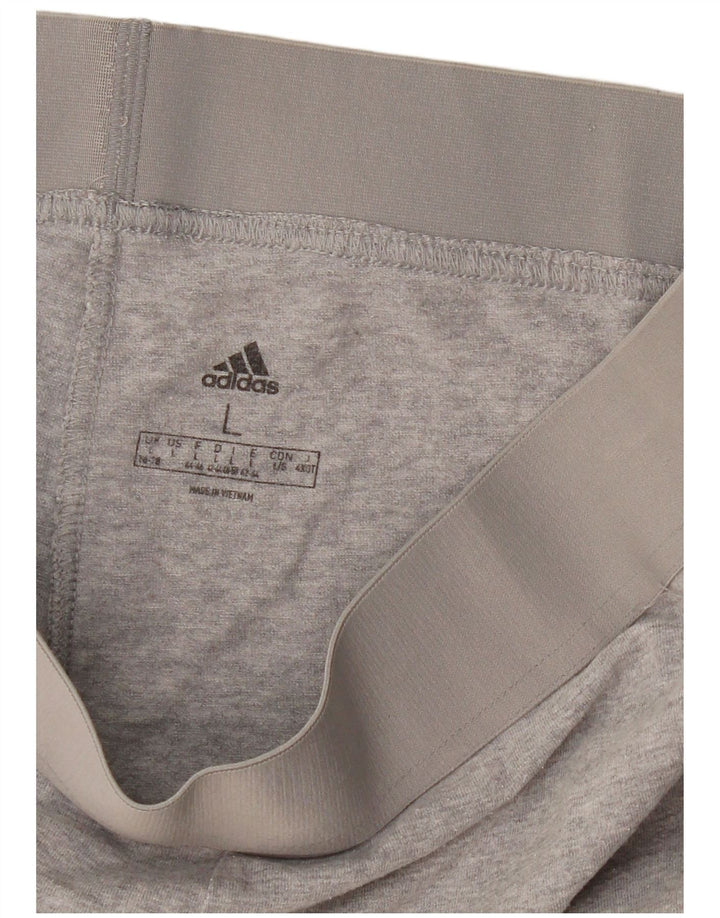 Adidas Damen Leggings UK 16/18 Large Grau