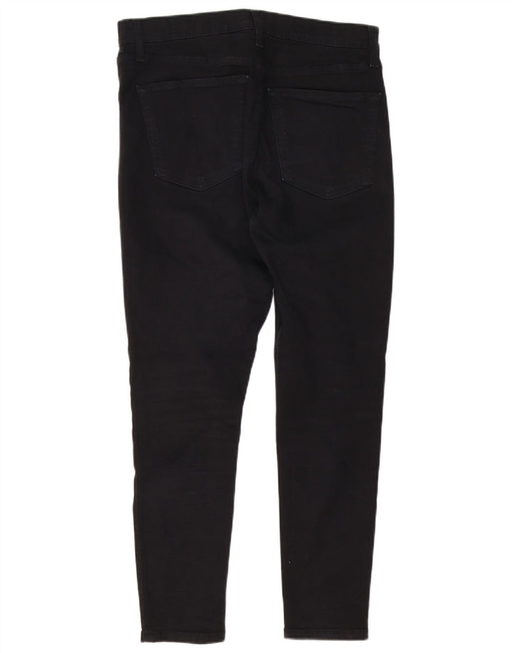 Topshop Damen Jamie Skinny Jeans W32 L26 Schwarz Elastan