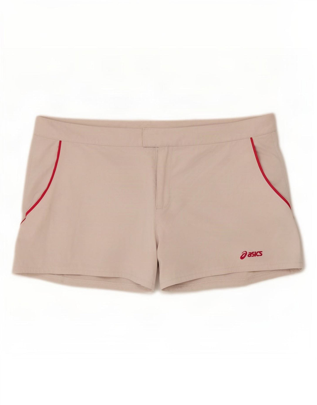 Asics Damen Regular Sport Shorts UK 18 XL Weiß Polyester