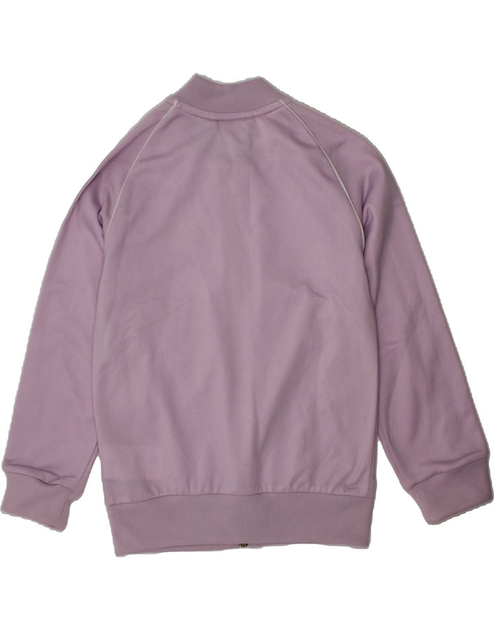 ADIDAS Girls Tracksuit Top Jacket 6-7 Years Purple Polyester Vintage Adidas and Second-Hand Adidas from Messina Hembry 