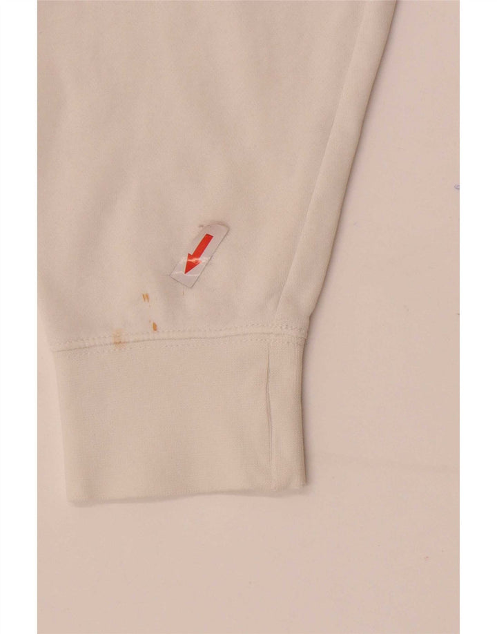 Nike Herren Kapuzenpullover aus mittelweißer Baumwolle