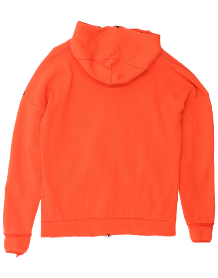 Adidas Herren Graphic Zip Hoodie Pullover Mittelrot