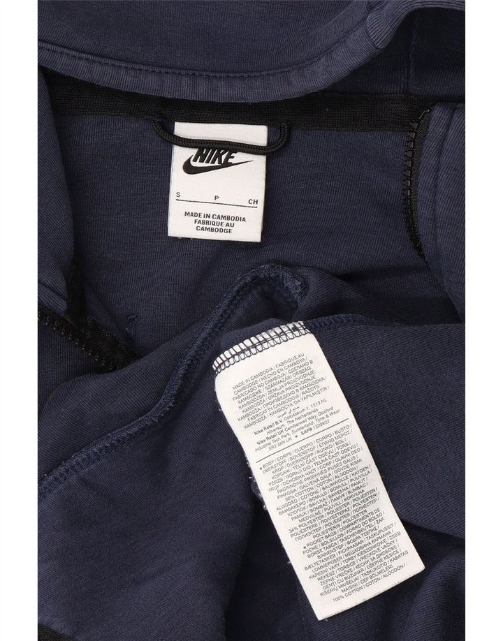 Nike Herren-Kapuzenpullover mit Reißverschluss, klein, marineblau, Baumwolle