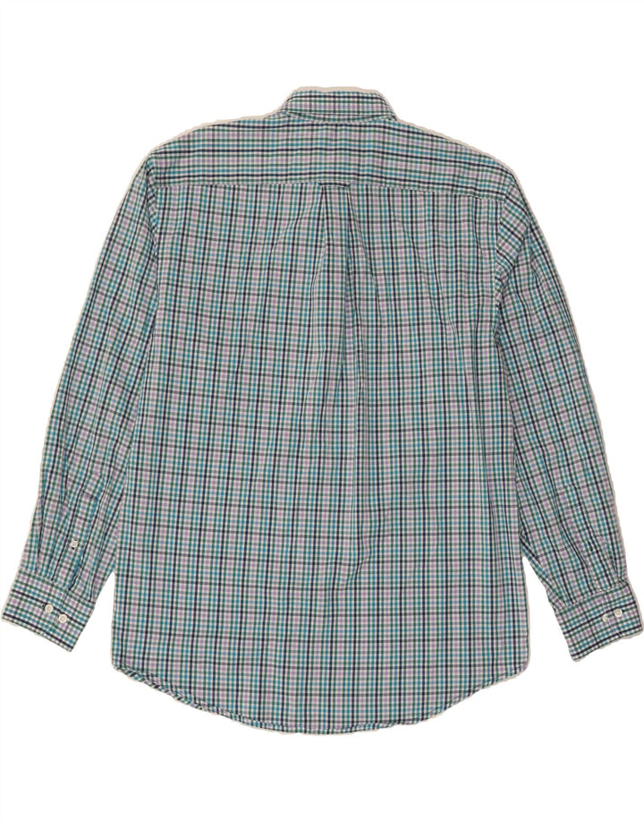 IZOD Mens Shirt Large Multicoloured Check Vintage Izod and Second-Hand Izod from Messina Hembry 