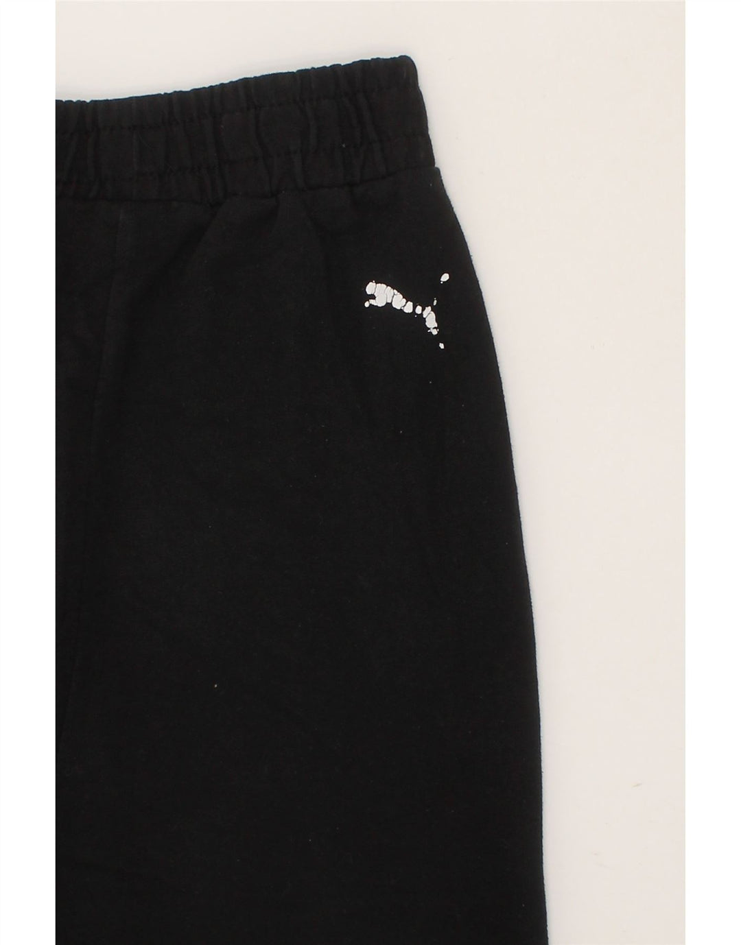 PUMA Boys Graphic Tracksuit Trousers Joggers 10-11 Years Medium Black Vintage Puma and Second-Hand Puma from Messina Hembry 