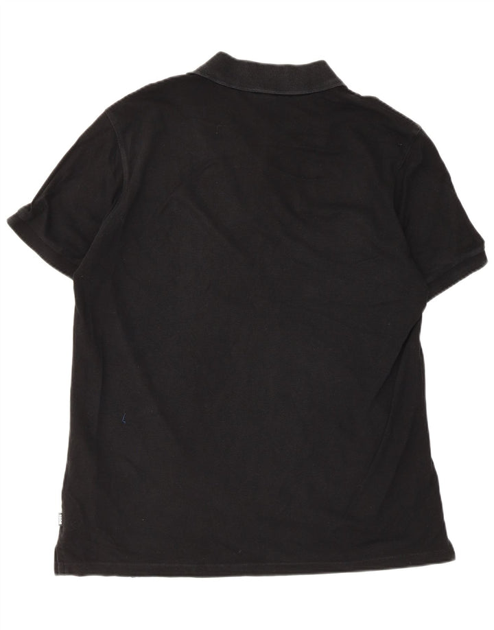 Hugo Boss Herren Poloshirt XL Schwarz Baumwolle
