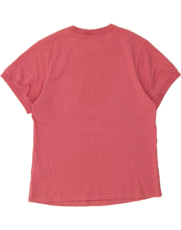 ADIDAS Womens T-Shirt Top UK 12 Medium Red Cotton Vintage Adidas and Second-Hand Adidas from Messina Hembry 
